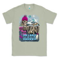 Matcha Winter tis the season skeleton Classic Tee - FaDigitalArtStudio