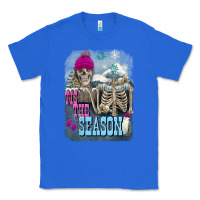 True Royal Winter tis the season skeleton Classic Tee - FaDigitalArtStudio