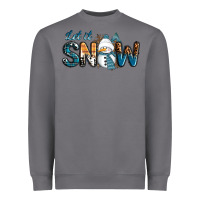 Storm Let It Snow Snowman Heavyweight Sweatshirt - RanaPortraitStore