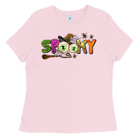 Bubblegum Pink spooky Ladies Tee - AdoDesignShop