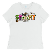 White spooky Ladies Tee - AdoDesignShop