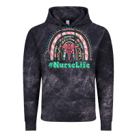 Cloud Black nurse life rainbow Vintage Hoodie - RanaPortraitStore