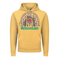 Vintage Mustard nurse life rainbow Vintage Hoodie - RanaPortraitStore
