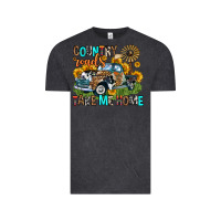 Vintage Black country roads take me home Vintage Tee - Zillion Design Studio