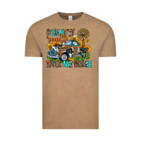 Vintage Coffee country roads take me home Vintage Tee - Zillion Design Studio