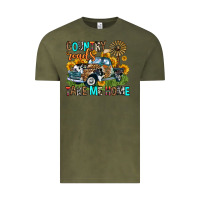 Vintage Olive country roads take me home Vintage Tee - Zillion Design Studio