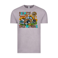 Vintage Zinc country roads take me home Vintage Tee - Zillion Design Studio