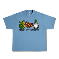 Pebble Blue peace love gnomes christmas Urban Heavy Tee - RanaPortraitStore