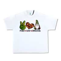 White peace love gnomes christmas Urban Heavy Tee - RanaPortraitStore