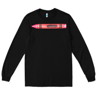 Black pink crayon fa element Long Sleeve Tee - FaDigitalArtStudio