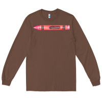Chestnut pink crayon fa element Long Sleeve Tee - FaDigitalArtStudio
