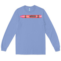 Colony Blue pink crayon fa element Long Sleeve Tee - FaDigitalArtStudio