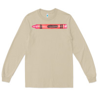 Mushroom pink crayon fa element Long Sleeve Tee - FaDigitalArtStudio