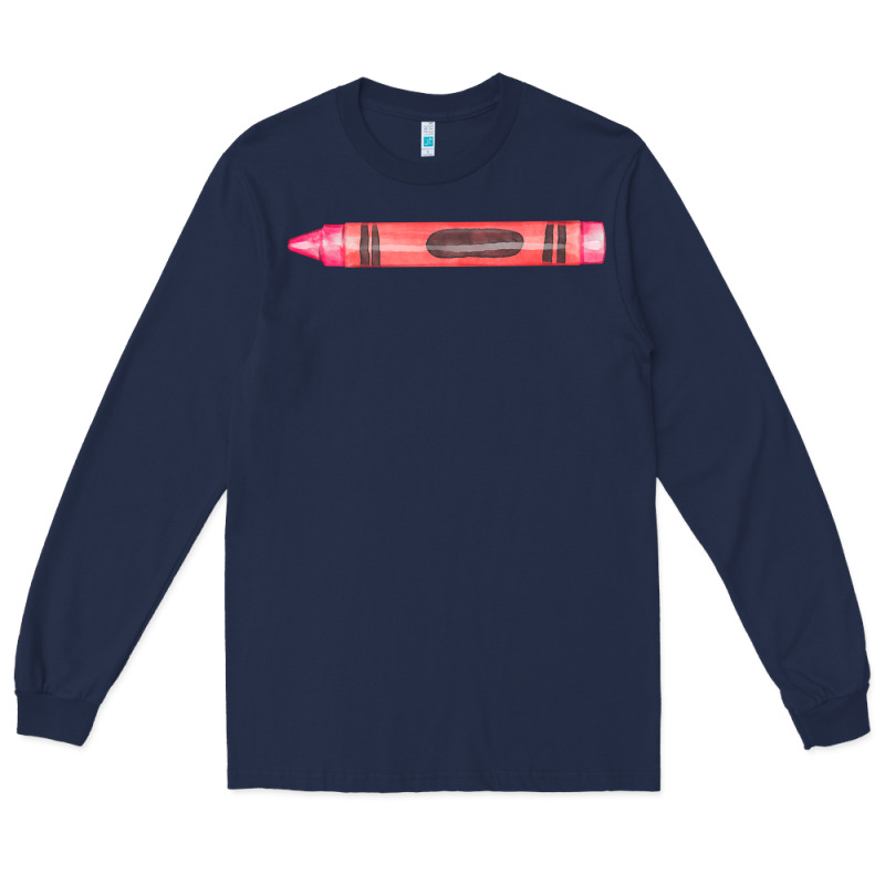 Pink Crayon Fa Element Long Sleeve Tee by FaDigitalArtStudio | Teevron