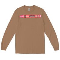 Toasted Coconut pink crayon fa element Long Sleeve Tee - FaDigitalArtStudio