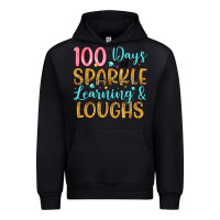 Black 100 days of sparkle learning and loughs Urban Hoodie - Artiststas