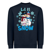 Navy Let It Snow Heavyweight Sweatshirt - RanaPortraitStore