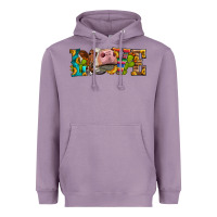 Lavender Western Love Simmental Cow Heavyweight Hoodie - LillyAllenDesigns
