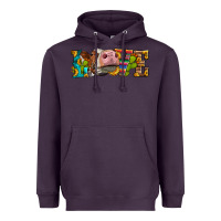 Plum Western Love Simmental Cow Heavyweight Hoodie - LillyAllenDesigns