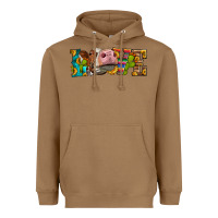 Toasted Coconut Western Love Simmental Cow Heavyweight Hoodie - LillyAllenDesigns