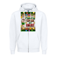 White christmas fueled by cocoa and christ Zipper Hoodie - Artiststas