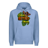 Colony Blue black history month Premium Hoodie - NancyCooperArtShop