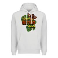 Dove Grey black history month Premium Hoodie - NancyCooperArtShop