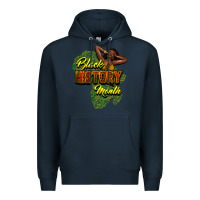 Navy black history month Premium Hoodie - NancyCooperArtShop