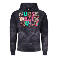 Cloud Black nurse on duty Vintage Hoodie - RanaPortraitStore