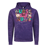 Cloud Purple nurse on duty Vintage Hoodie - RanaPortraitStore