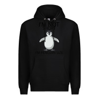 Black I'm Not Short I'm Penguin Size Premium Hoodie - Bettercallsaul