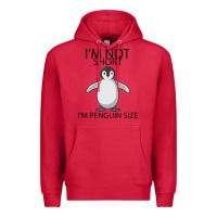 Cardinal I'm Not Short I'm Penguin Size Premium Hoodie - Bettercallsaul