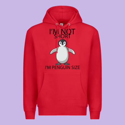I'm Not Short I'm Penguin Size Premium Hoodie Designed By Bettercallsaul