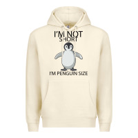 Sandshell I'm Not Short I'm Penguin Size Premium Hoodie - Bettercallsaul