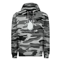 Slate Camo I'm Not Short I'm Penguin Size Premium Hoodie - Bettercallsaul