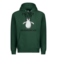 Sports Green I'm Not Short I'm Penguin Size Premium Hoodie - Bettercallsaul