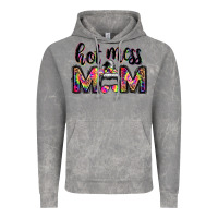Cloud Rock hot mess mom messy bun Vintage Hoodie - JahusDesignShop