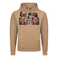Vintage Coffee hot mess mom messy bun Vintage Hoodie - JahusDesignShop