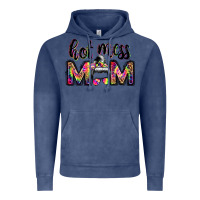 Vintage Denim hot mess mom messy bun Vintage Hoodie - JahusDesignShop