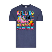 Vintage Denim rolling into sixth grade Vintage Tee - texasbilliewilder
