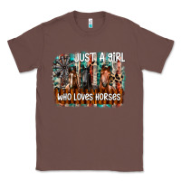 Chestnut just a girl who loves horses Classic Tee - CowhideDigitalArt