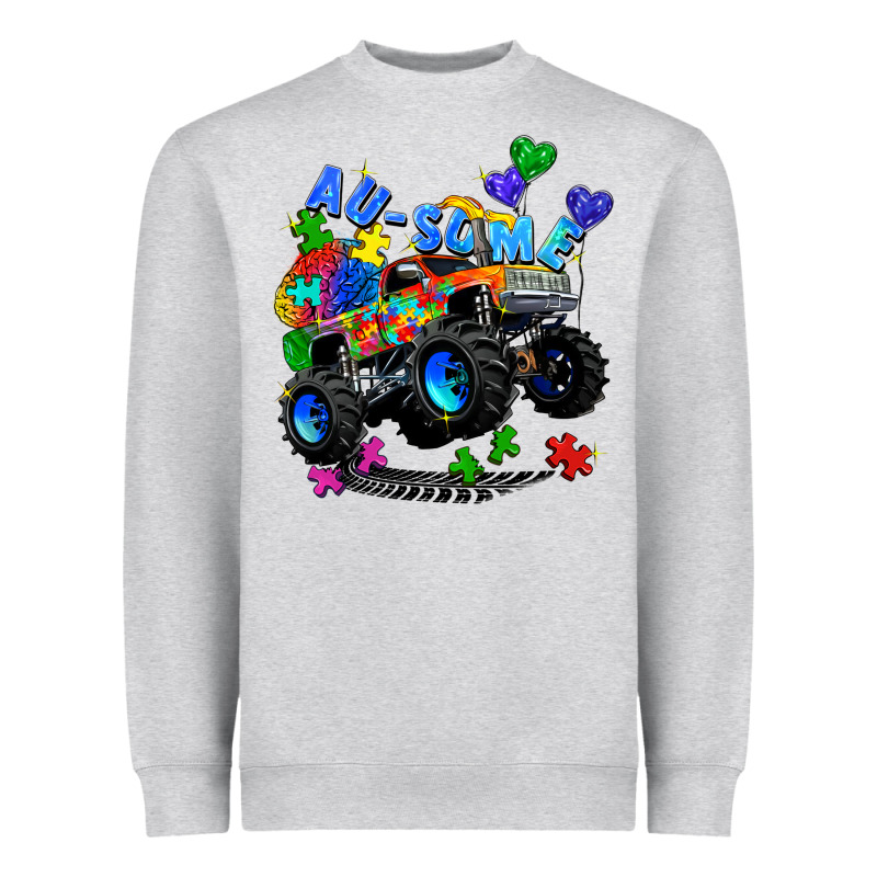 Monster Truck Au Some Heavyweight Sweatshirt by Zillion Design Studio | Teevron