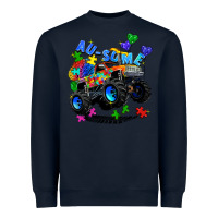 Navy monster truck au some Heavyweight Sweatshirt - Zillion Design Studio