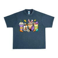 Midnight Navy easter day coffee cups Urban Heavy Tee - Zillion Design Studio
