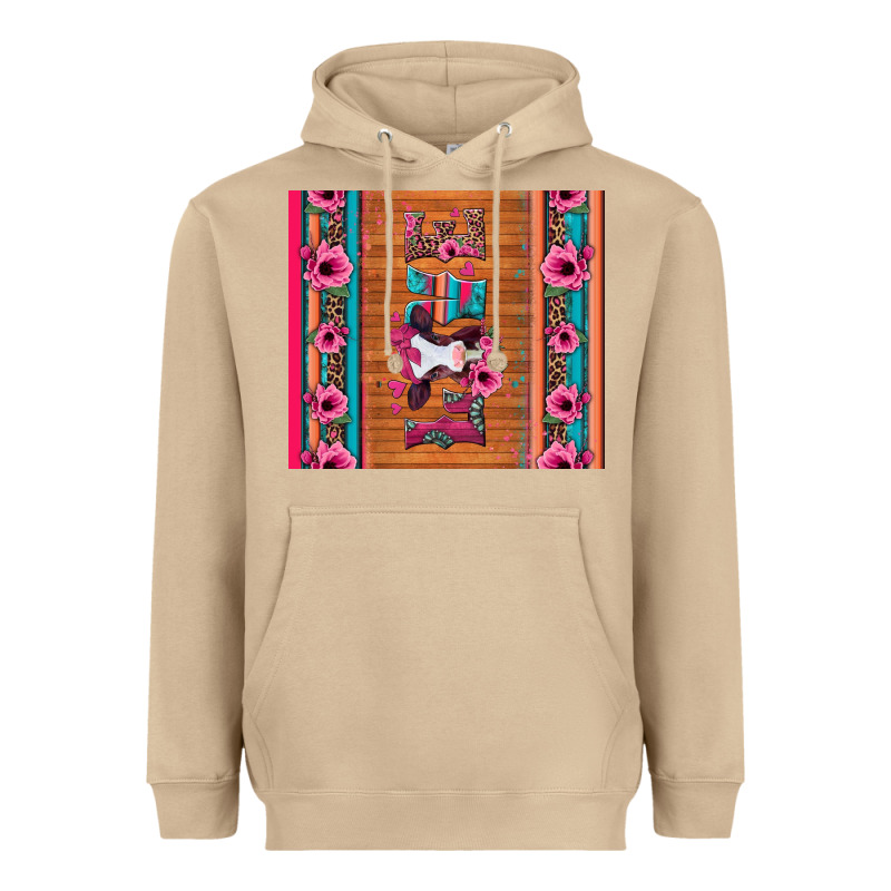 Love Baby Calf Valentine's Day Heavyweight Hoodie by Jasminsmagicworld | Teevron