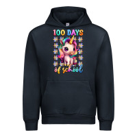 Navy 100 days of school unicorn Urban Hoodie - Artiststas
