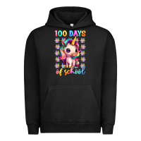 Pigment Black 100 days of school unicorn Urban Hoodie - Artiststas