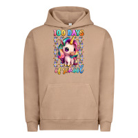 Pigment Burro 100 days of school unicorn Urban Hoodie - Artiststas