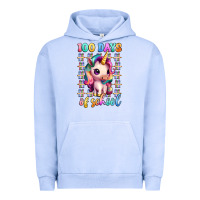 Pigment Grape Ice 100 days of school unicorn Urban Hoodie - Artiststas