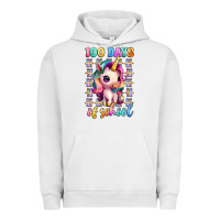 Pigment Lunar Rock 100 days of school unicorn Urban Hoodie - Artiststas